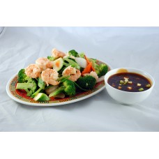 D6 - Mixed Vegetables w. Shrimp